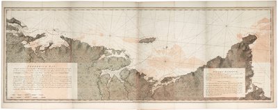 Een deel van de noordkust van Nova Scotia door Joseph Frederick Wallet DesBarres