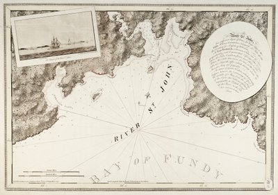 De rivier St. John door Joseph Frederick Wallet DesBarres