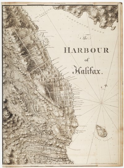 De haven van Halifax door Joseph Frederick Wallet DesBarres