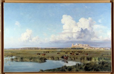 Landschap van Camargue door Joseph Garibaldi