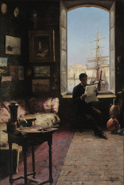 Werkplaats interieur door Joseph Garibaldi