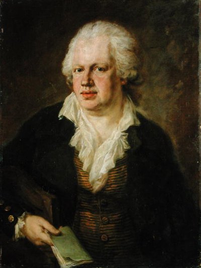 Portret van de Dichter Joseph Marius Von Babo (1756-1822) door Joseph Georg Edlinger