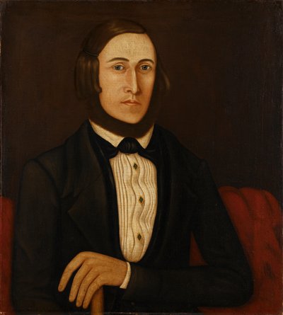 Portret van een man door Joseph Goodhue Chandler