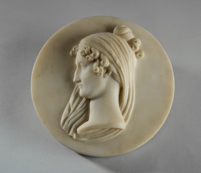 Medailleportret van mevrouw Elizabeth Allan door Joseph Gott