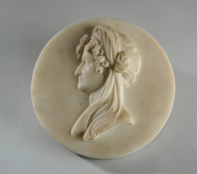 Medailonportret van mevrouw Elizabeth Gott door Joseph Gott