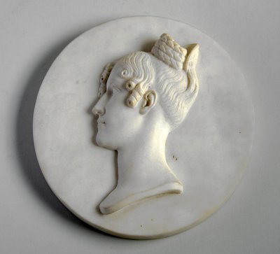 Medailleportret van mevrouw Mary Brooke door Joseph Gott