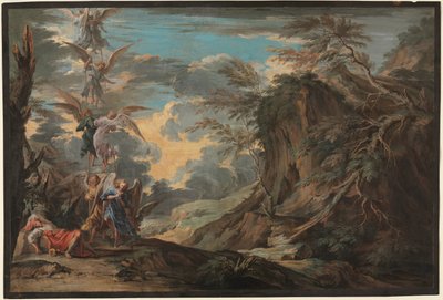 Jakobs droom door Joseph Goupy