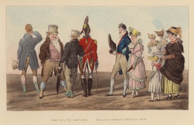 Twee beleefde naties, Engels versus Frans door Joseph Grego