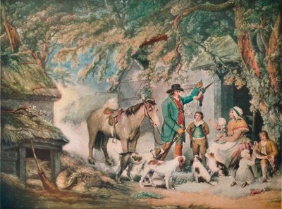 Avond of de terugkeer van de sportman, 1795, 1919 door Joseph Grozer