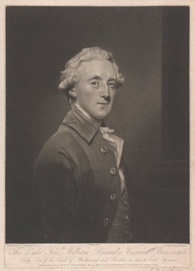 Frederick Ponsonby, Burggraaf Duncannon, 3e Graaf van Bessborough door Joseph Grozer