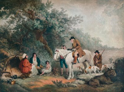 Ochtend of de Welwillende Sportman, 1795, 1919 door Joseph Grozer