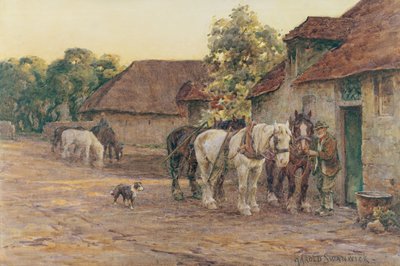 Avond door Joseph Harold Swanwick