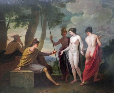 Duits: Das Urteil des Paris Het oordeel van Parijs door Joseph Hauber