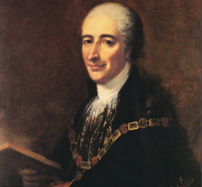 Portret van Maximilian Joseph Graaf von Montgelas 1759-1838, 1806 door Joseph Hauber after