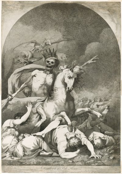 Dood op een bleek paard door Joseph Haynes