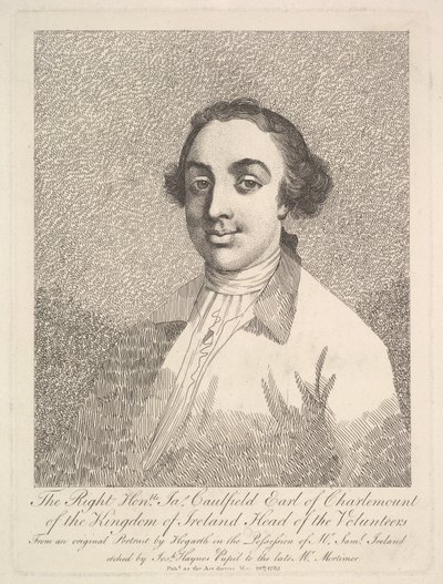 De zeer eerbiedwaardige James Caulfield, graaf van Charlemount van het Koninkrijk Ierland, 19 maart 1782 door Joseph Haynes