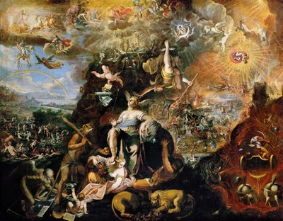 Allegorie (Apocalyps) door Joseph Heintz