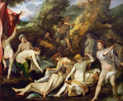Barok: Diana en Actaeon door Joseph Heintz