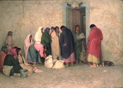 Rantsoendag in het reservaat door Joseph Henry Sharp