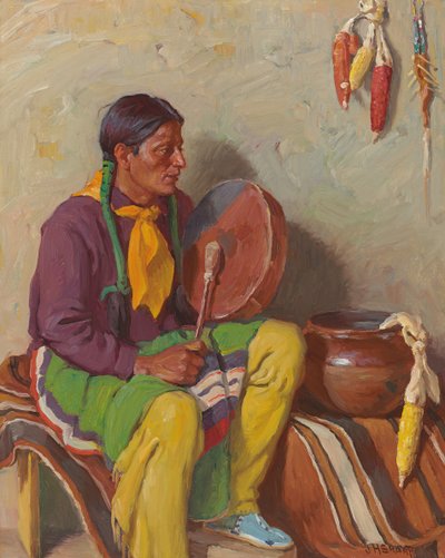 Het Gezang door Joseph Henry Sharp