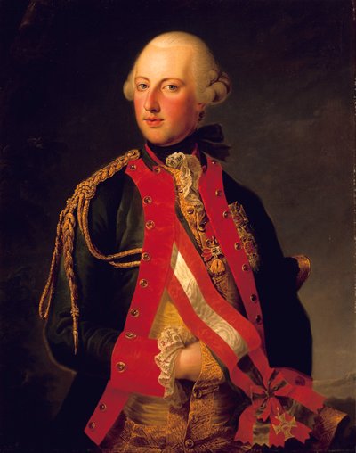 Portret van keizer Josef II door Joseph Hickel