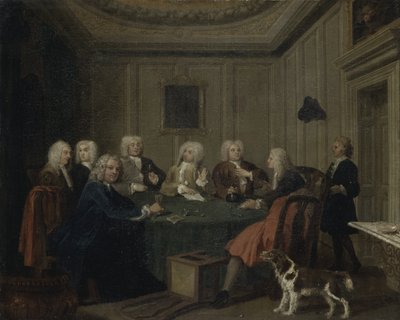 Een club van heren door Joseph Highmore