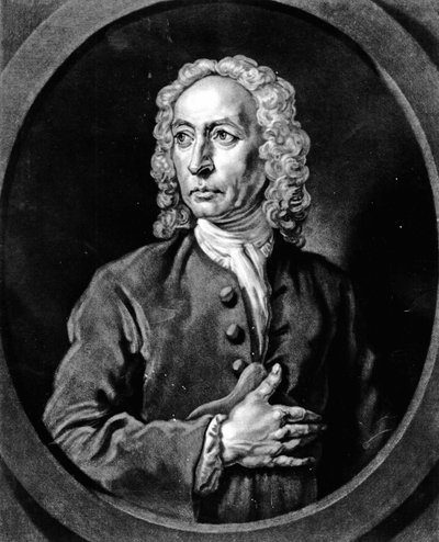 Anthony Sayer, gegraveerd door John Faber Jr (mezzotint) door Joseph Highmore