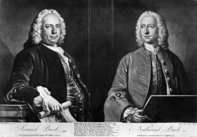 De Buck Brothers, gegraveerd door Richard Houston, 1774 door Joseph Highmore