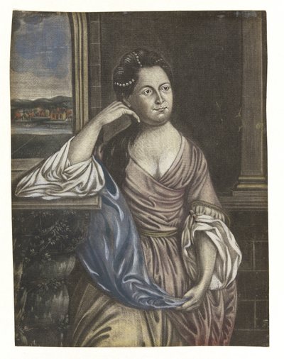 Martha Washington, uitgegeven 1776 door Joseph Hiller