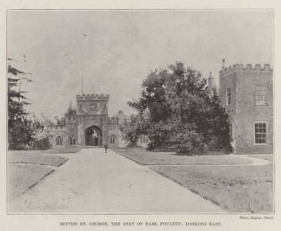 Hinton St George, het landgoed van Earl Poulett, kijkend naar het oosten door Joseph Holland Tringham
