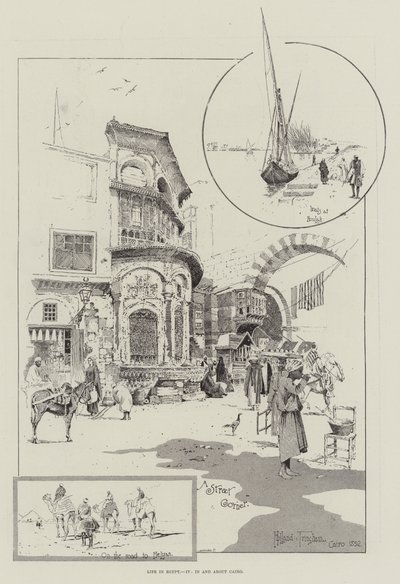 Leven in Egypte, in en rond Caïro door Joseph Holland Tringham