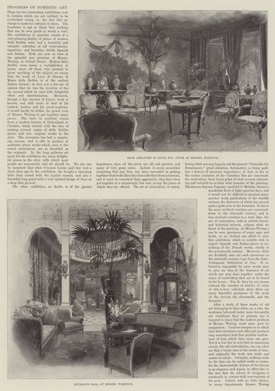 Vooruitgang van Huiselijke Kunst door Joseph Holland Tringham