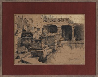 Romeins bad in Bath door Joseph Holland Tringham
