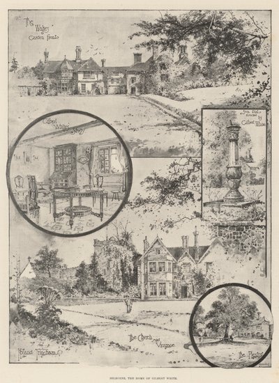 Selborne, het huis van Gilbert White door Joseph Holland Tringham