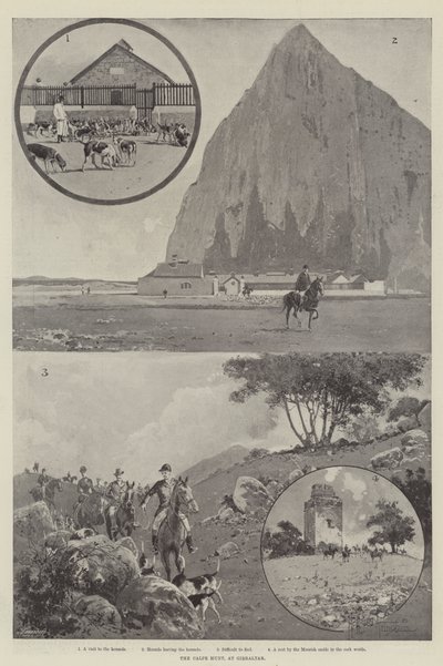 De Calpe Hunt, in Gibraltar door Joseph Holland Tringham