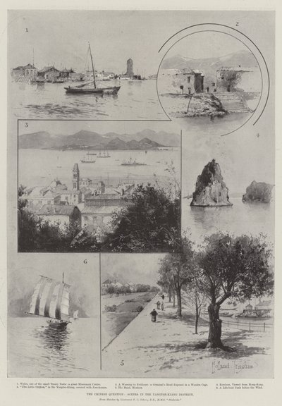 De Chinese Kwestie, Scènes in het Yangtse-Kiang District door Joseph Holland Tringham