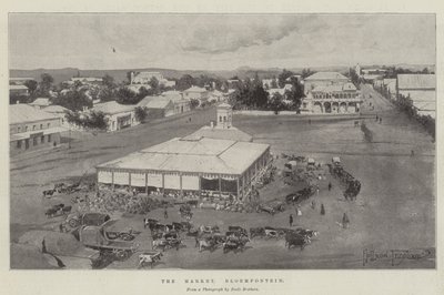 De markt, Bloemfontein door Joseph Holland Tringham