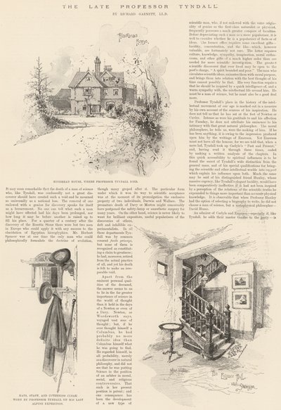 De overleden Professor Tyndall door Joseph Holland Tringham