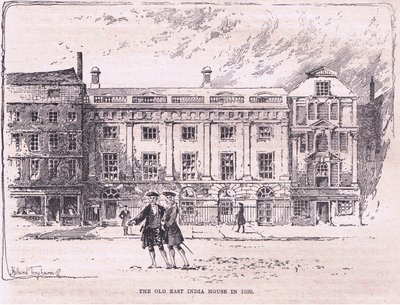 Het oude Oost-Indisch Huis AD 1630 door Joseph Holland Tringham