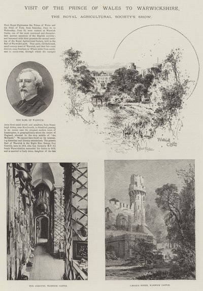Bezoek van de Prins van Wales aan Warwickshire door Joseph Holland Tringham