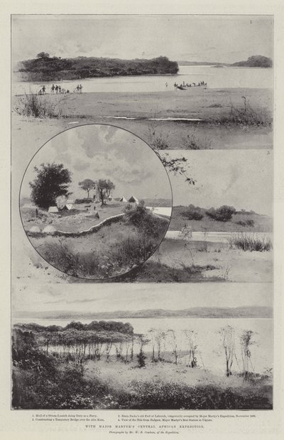 Met de Centrale Afrikaanse expeditie van majoor Martyr door Joseph Holland Tringham