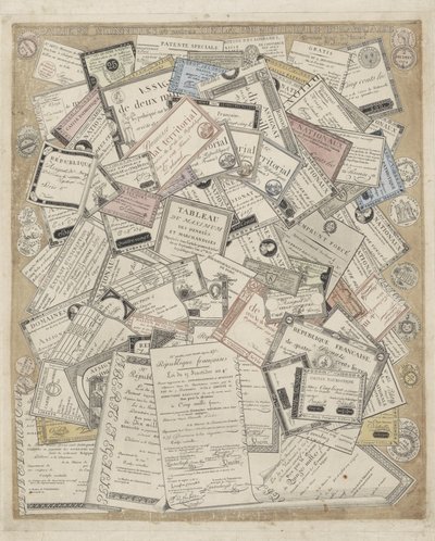 Frans papiergeld door Joseph Hunin