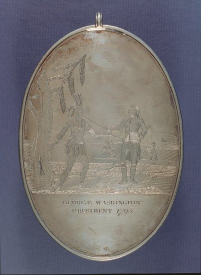 Vredesmedaille, 1793 (zilver) door Joseph II Richardson