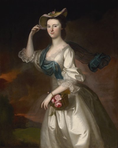 Portret van Abigail Erving Scott door Joseph Jonathan Blackburn
