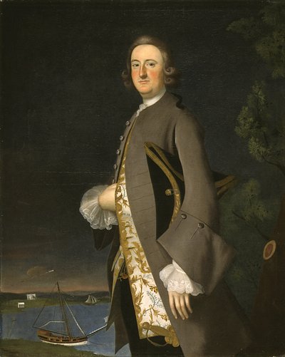 Portret van Kapitein John Pigott, ca. 1752 door Joseph Jonathan Blackburn