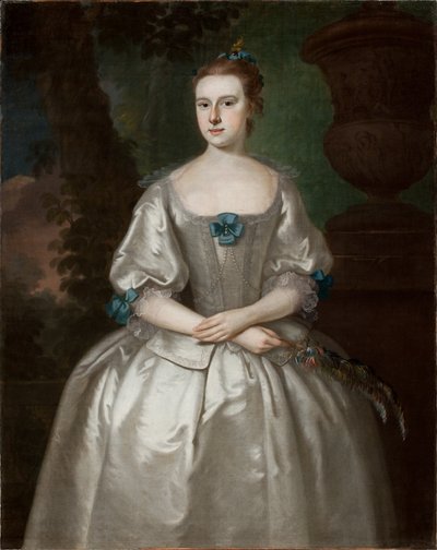 Portret van Hannah Babcock Bours, 1759 door Joseph Jonathan Blackburn