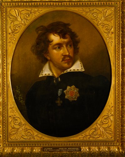 Portret van Ludwig I van Beieren 1786-1868, 1821-1822 door Joseph Carl Stieler