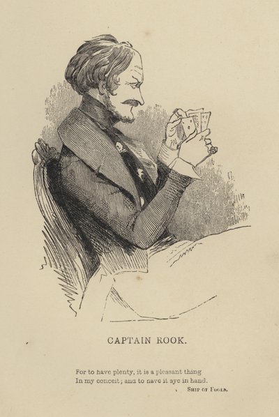 Kenny Meadows: Kapitein Rook (gravure) door Joseph Kenny (after) Meadows