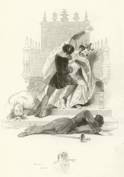 Hamlet door Joseph Kenny Meadows