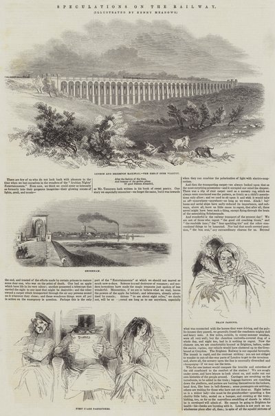 Speculaties op de Spoorweg door Joseph Kenny Meadows
